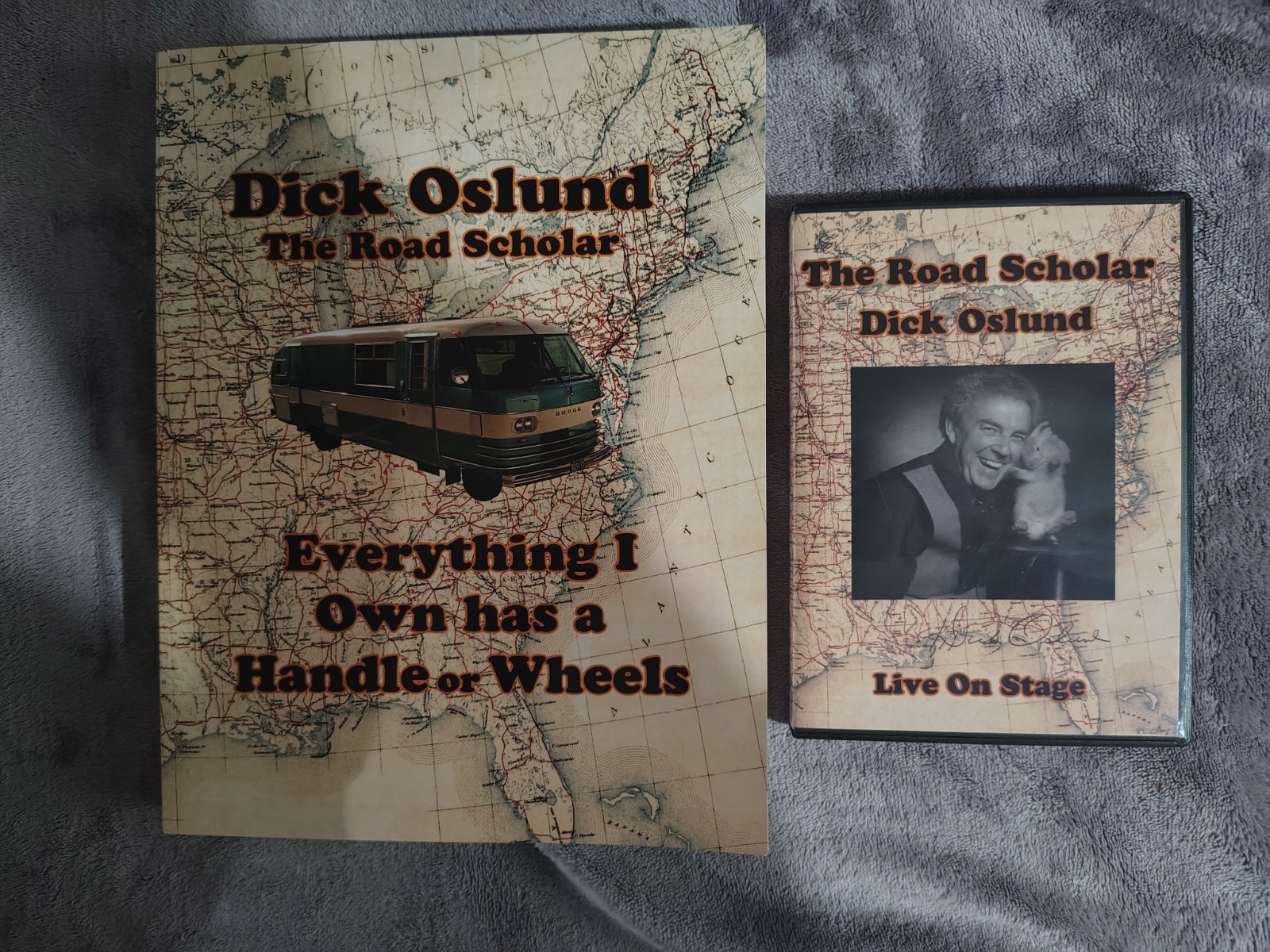 Signed - The Road Scholar By Dick Oslund - Magic Book And Companion DVD
