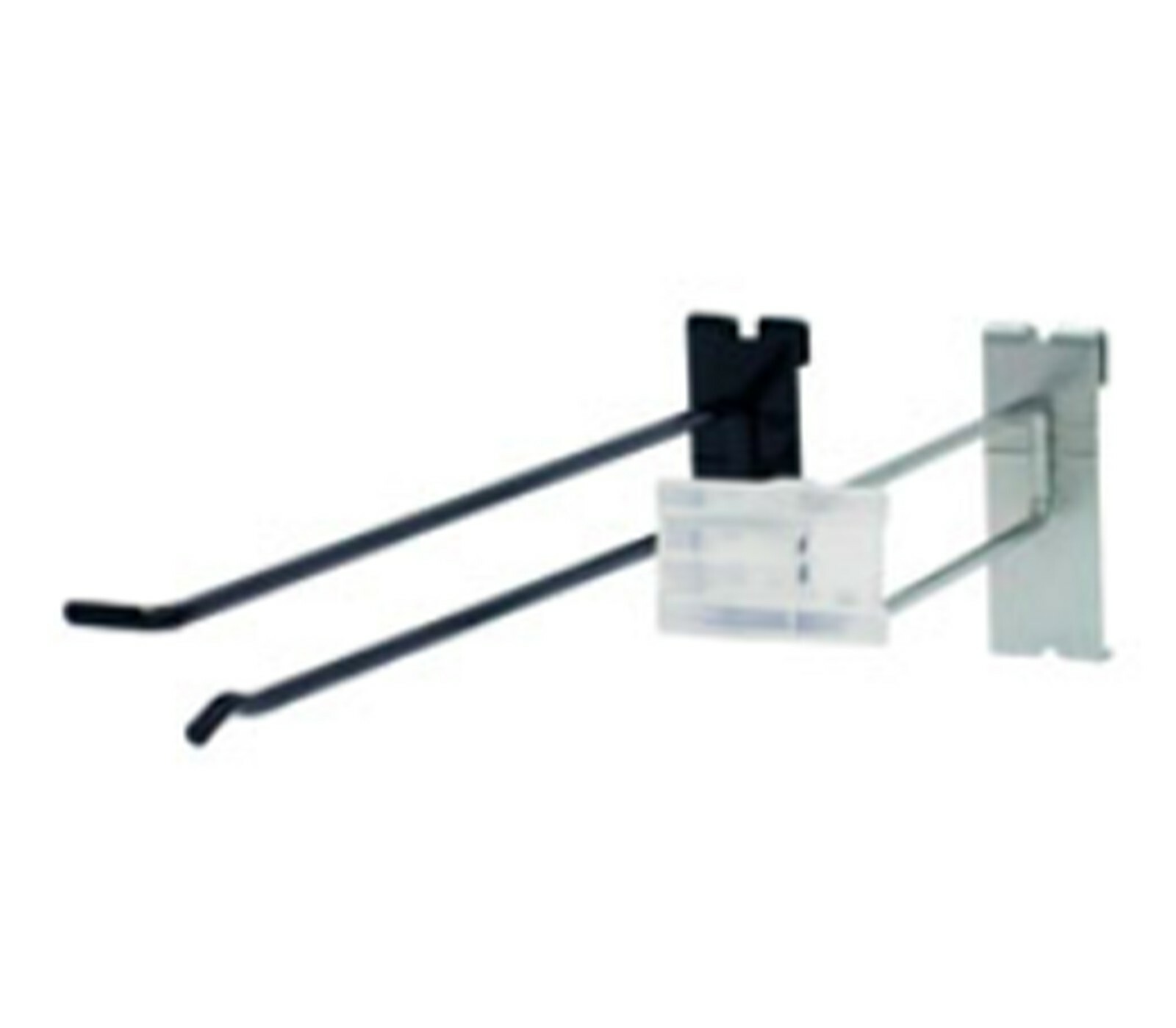 10 Pack - 6" or 12" - Black Scanning Hooks for Grid