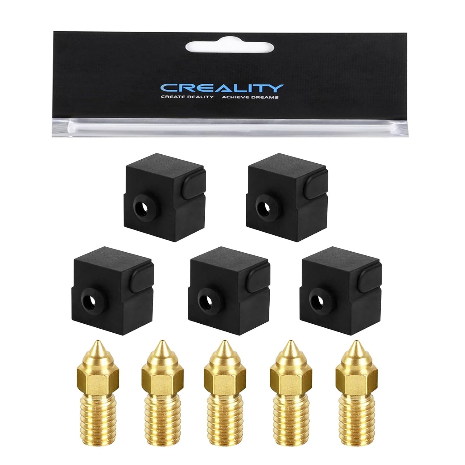 Creality Original 5pcs Ender 5 S1 Silicone Sock and Nozzle