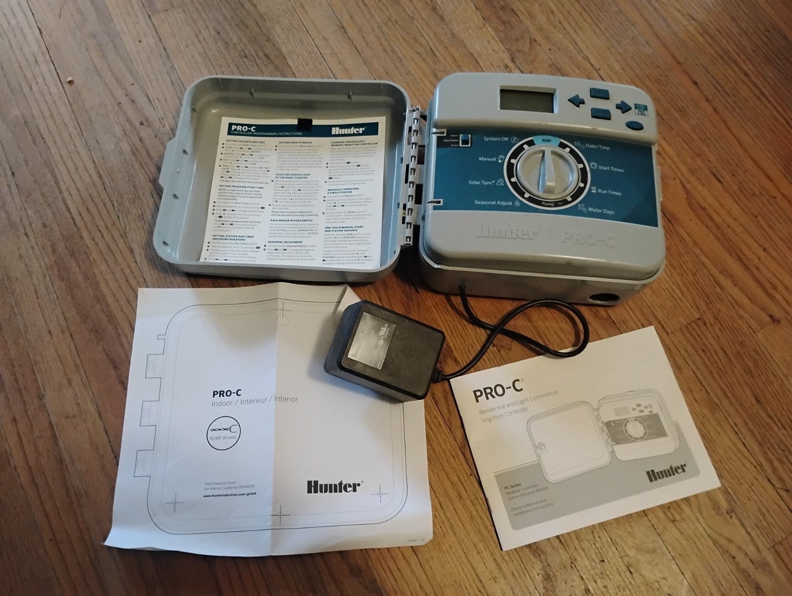 Hunter Pro-C PC-400i 7 Zone Station Indoor Sprinkler Timer Controller