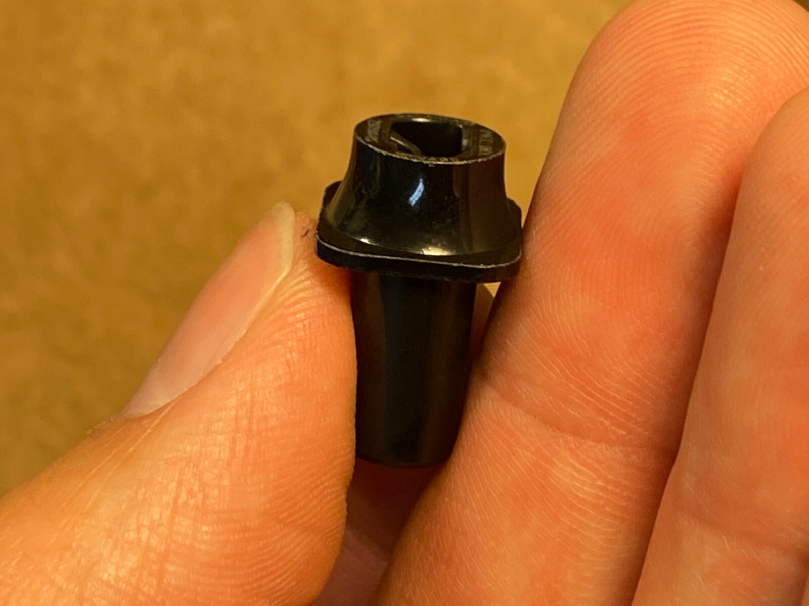 10 New DakaWare Black Bakelite Top Hat Knobs Fender Les Paul Lever Toggle Switch