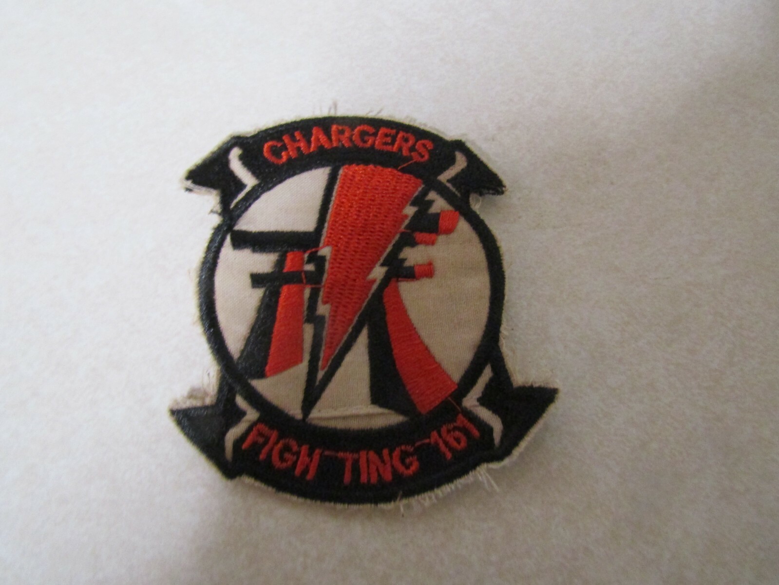 MILITARY PATCH OLD VIETNAM ERA CHARGERS FIGHTING 161