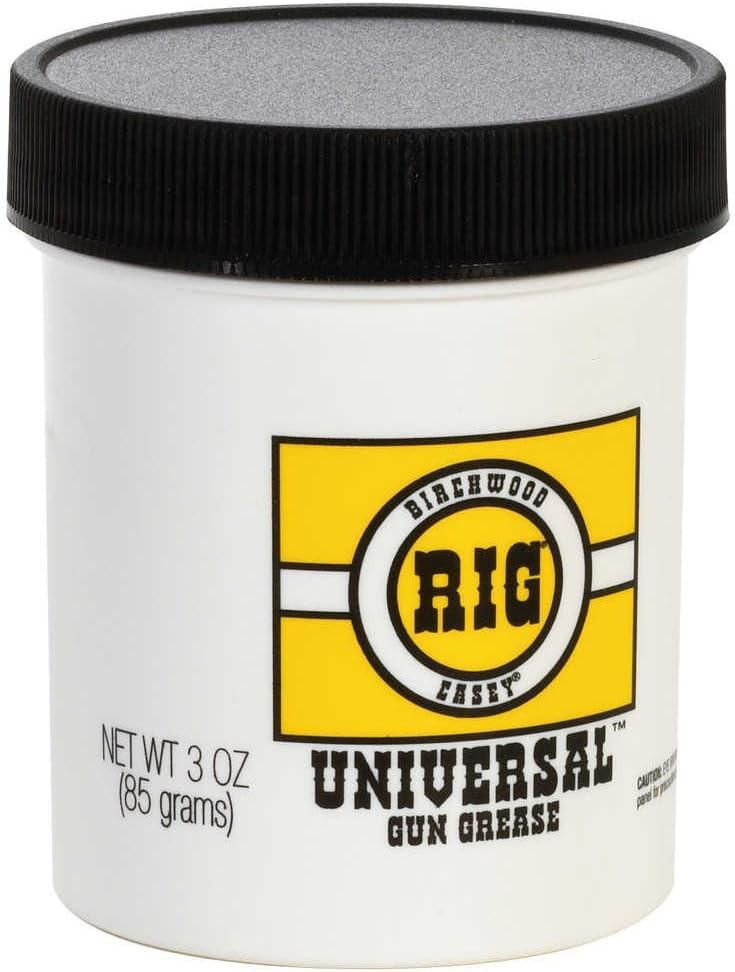 Birchwood Casey Rig Universal Gun Grease | Long-Lasting Superior  - 3 oz. Jar