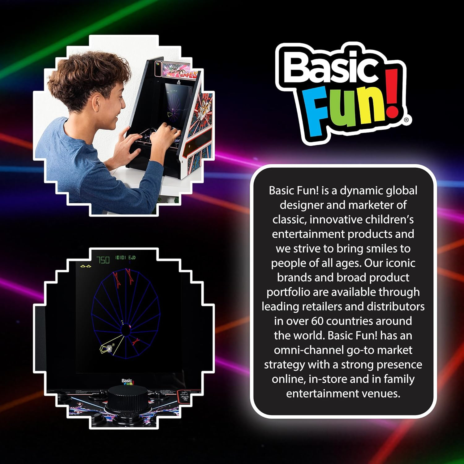 - Atari Tempest Counter Series Game Machine, 5 Games, 8" Liquid Crystal Screen -