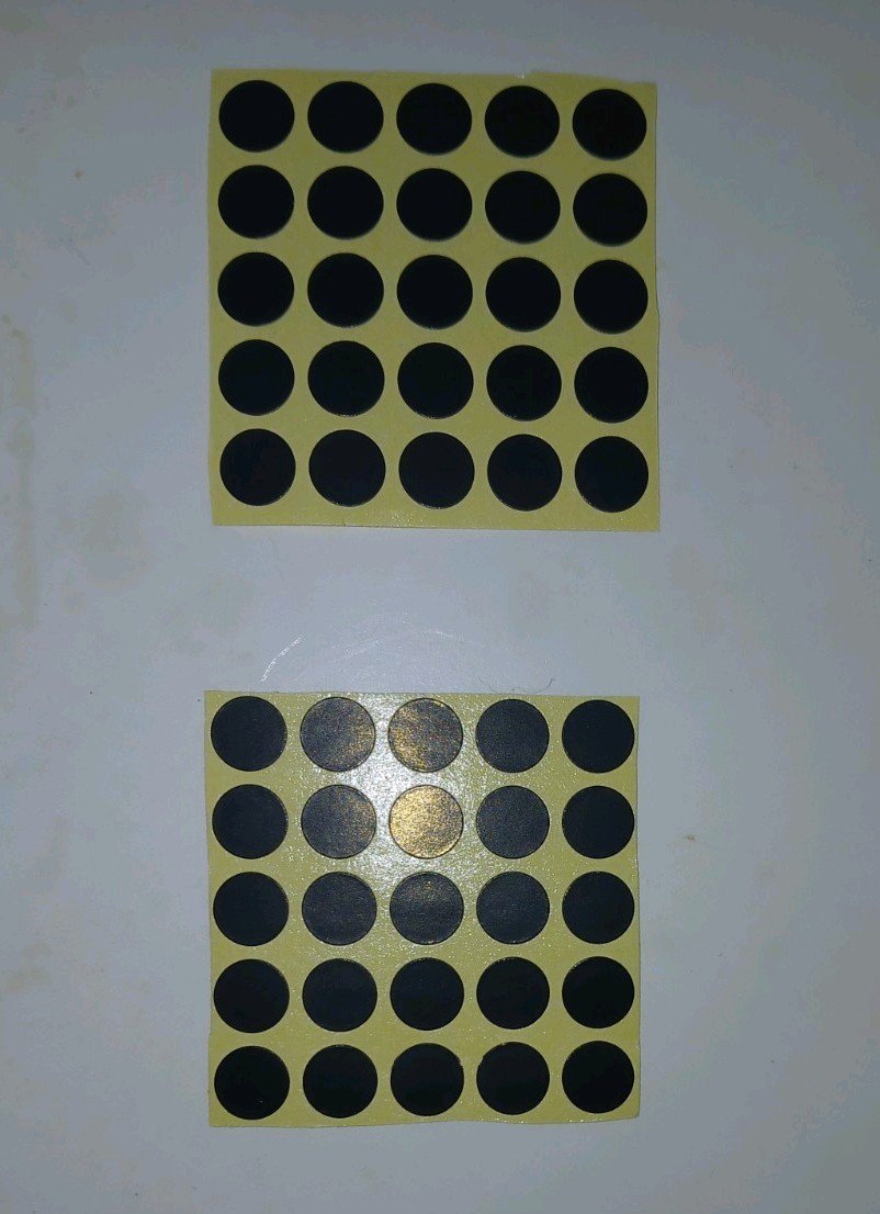 25 Phone Camera Opaque STICKERS Covers Privacy Block 6mm Removable Reusable .25"