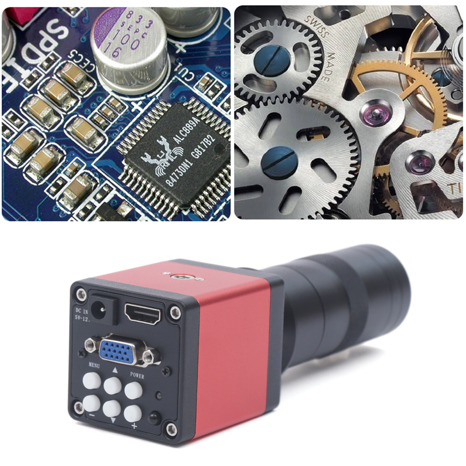 HDMI Inspection Video Microscope Digital Industry Video Microscope Camera 1080P