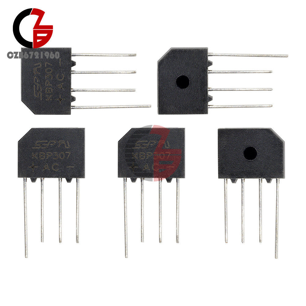 20PCS 3A/700V KBP307 Rectifier Flat bridge Bridge Rectifier