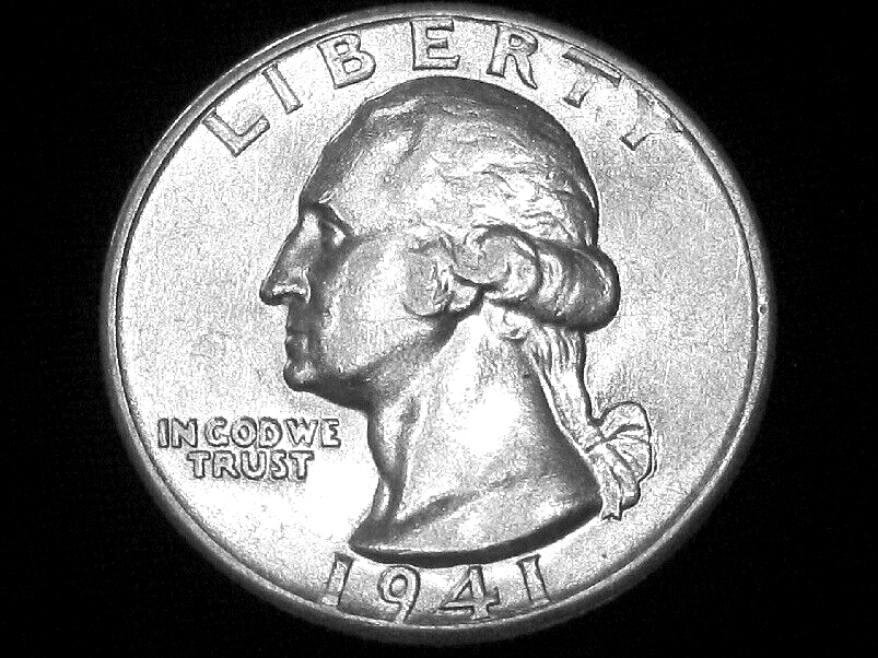 1941-D Washington Quarter --- Almost Uncirculated +++