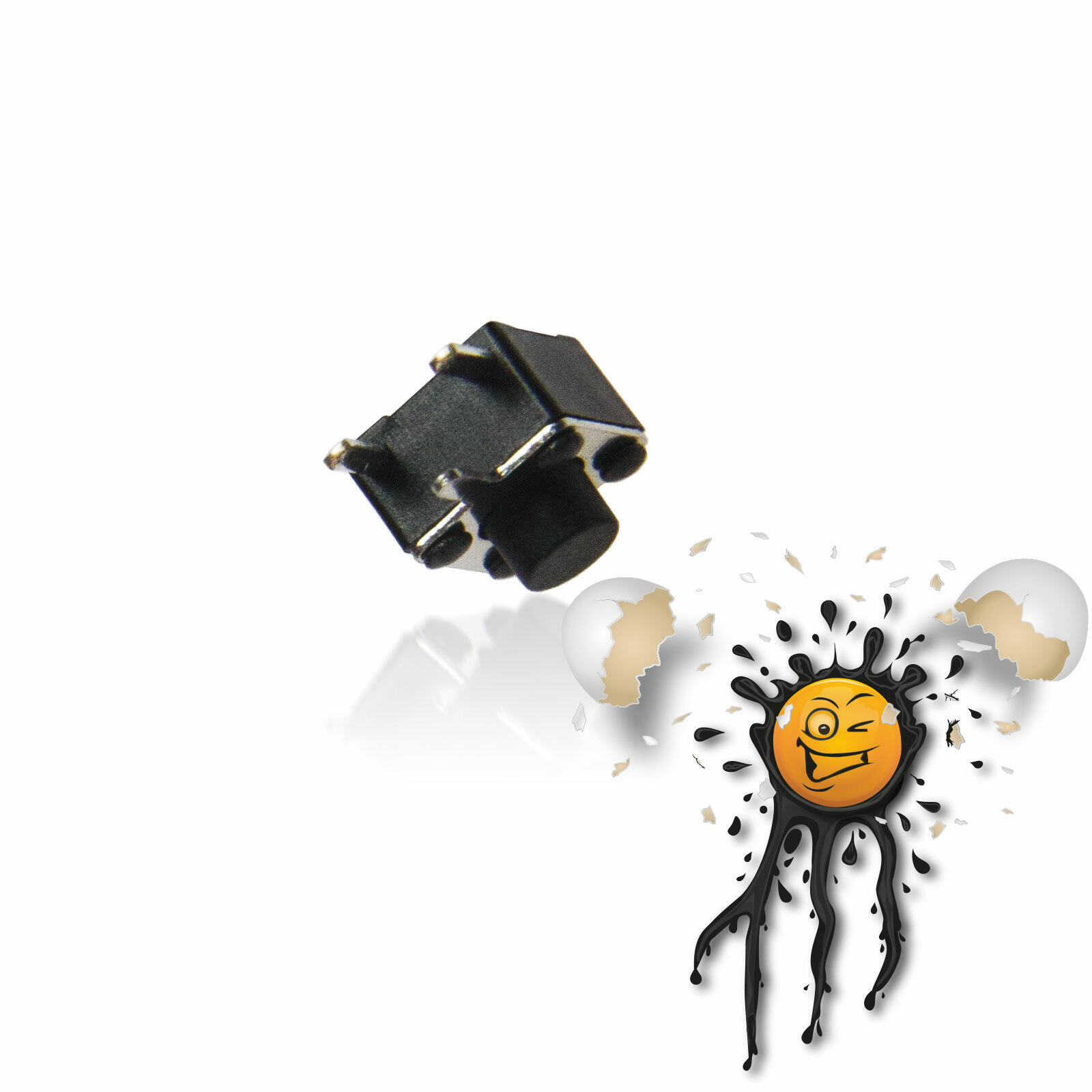 5 x Arduino DIY Mini Button Pushbutton 90 Degree 3-Pin 4.5x4.5mm Microswitch