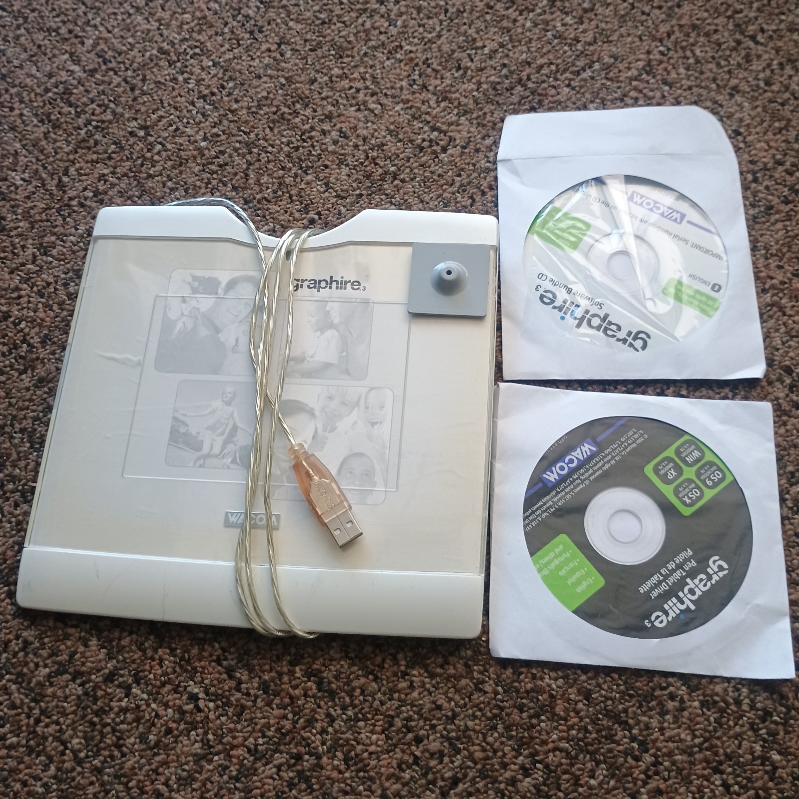 Wacom Graphire 3 Tablet With Install Discs