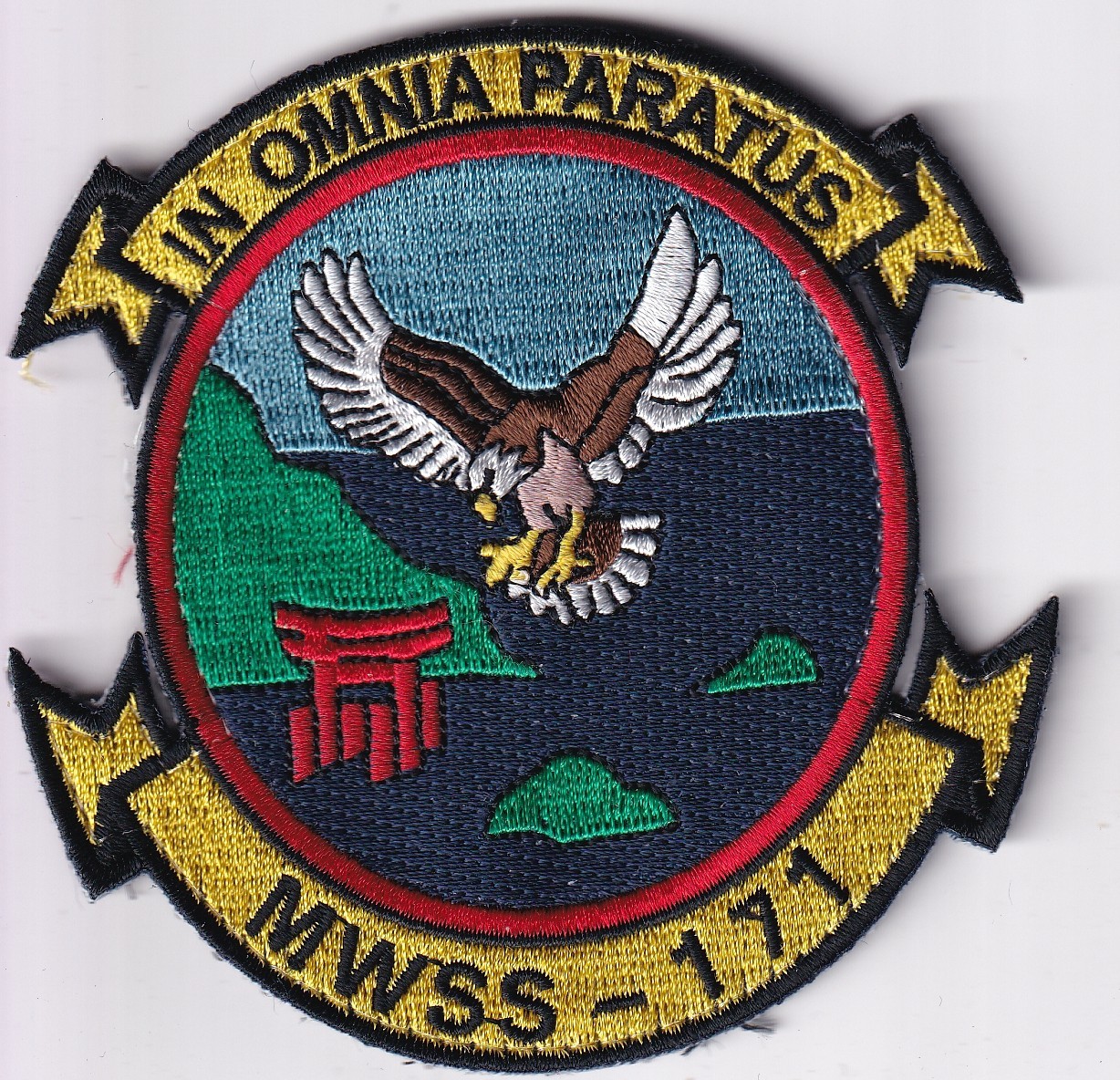 Marine Wing Support Squadron MWSS-171 patch USMC US Marine Corps Aviation
