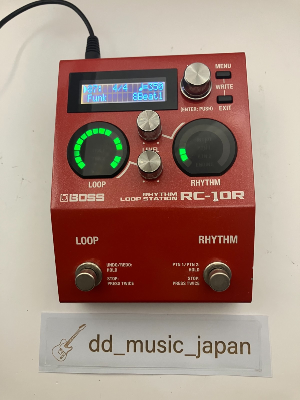 BOSS RC-10R Rhythm Loop Station Guitar Effects Pedal Working RC10R