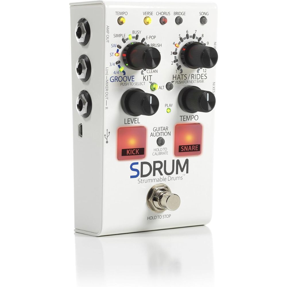 DigiTech Automatic Drum Machine Pedal Multi Effect Processor (SDRUM-U)