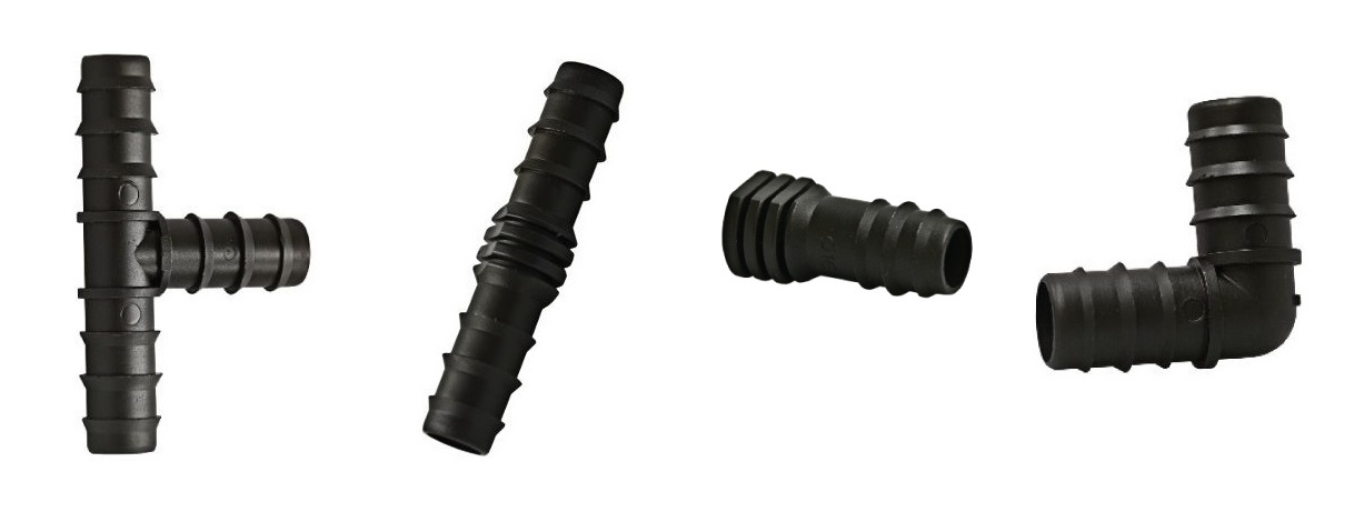 1/2" Barbed Fittings TEE, Elbow, Straight / Connector, Plug SAVE $$ W/ BAY HYDRO