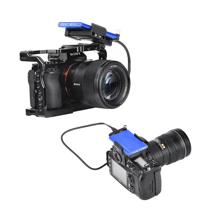 SUNWAYFOTO Mount Bracket Holder for Samsung T5 SSD,Compatible with Camera Cage