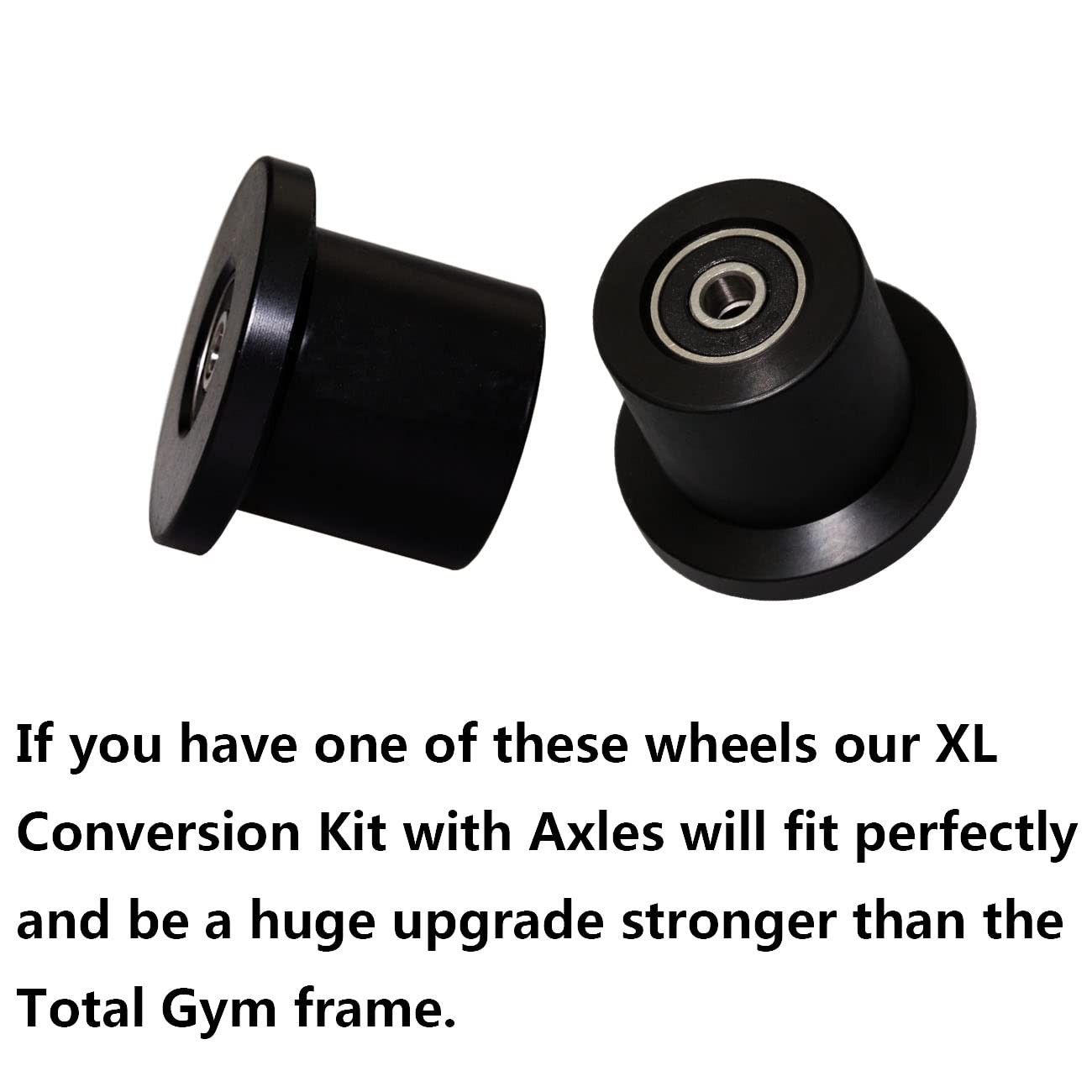 Total Gym Replacement Set Wheels/Rollers for Models XL, XLS and Some 3000 XL,...