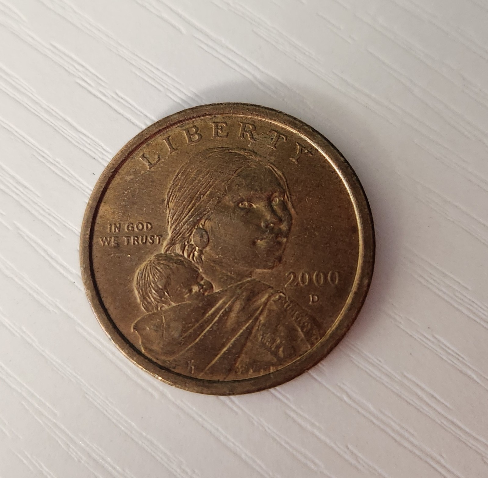 2000-D Sacagawea Native American $1 Dollar Coin D Mint Business Strike