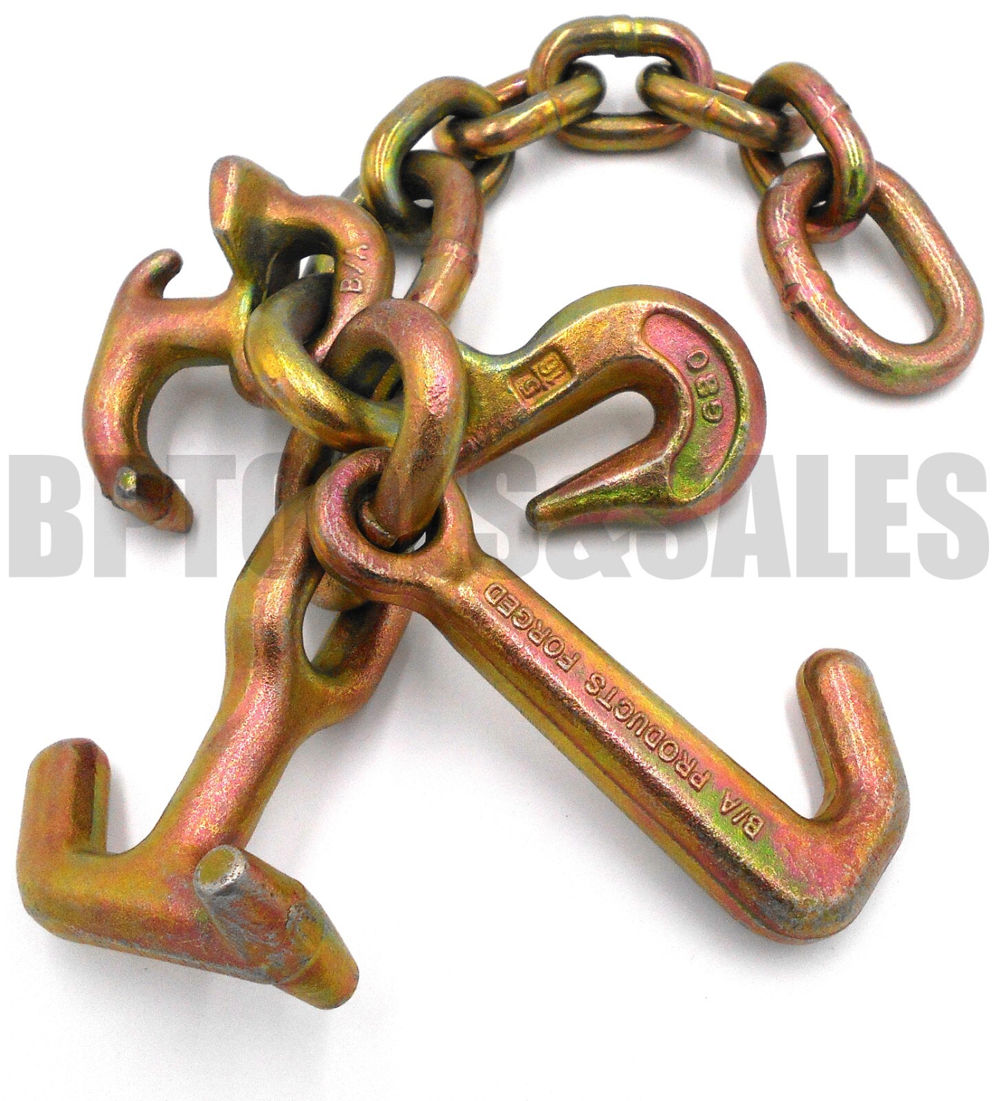 4pc R, J, T & Link Chain Frame Back Grips & Auto Body Repair G70 Pull Clamp