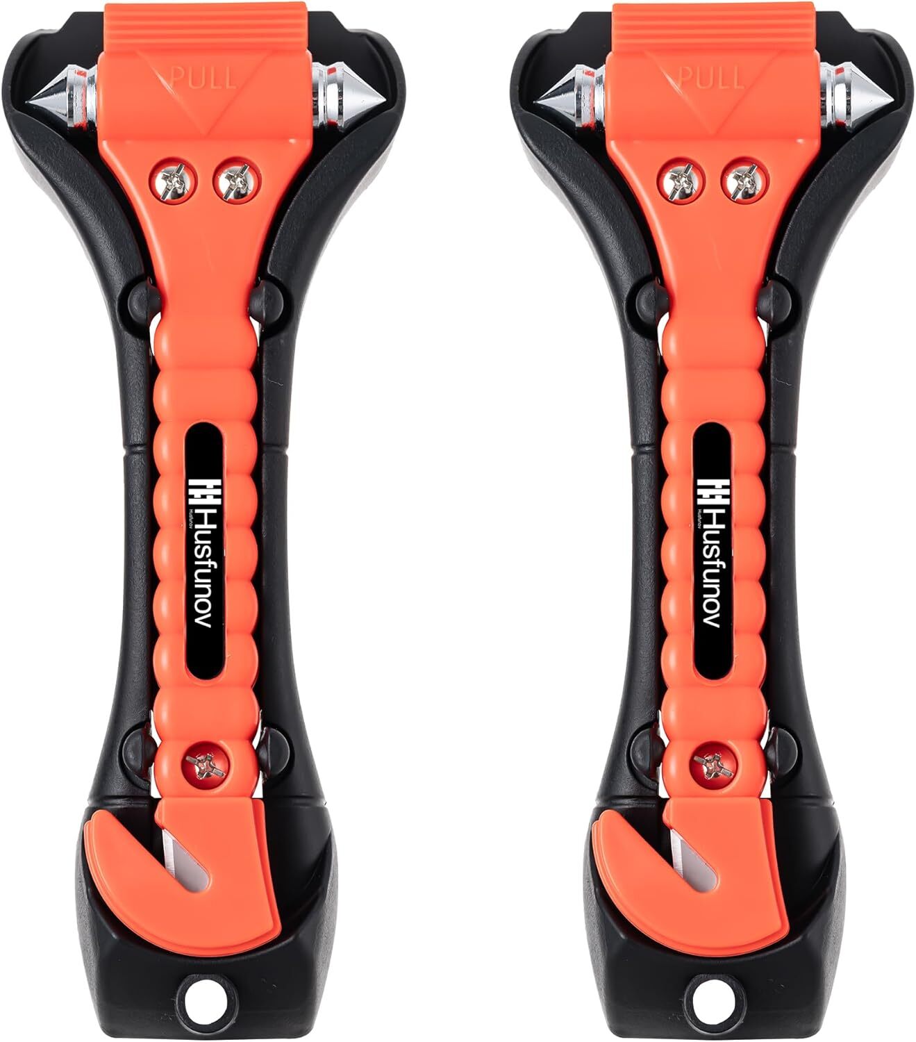 2-Pack Car Safety Hammer – Window Breaker & Seatbelt Cutter Emergency Tool