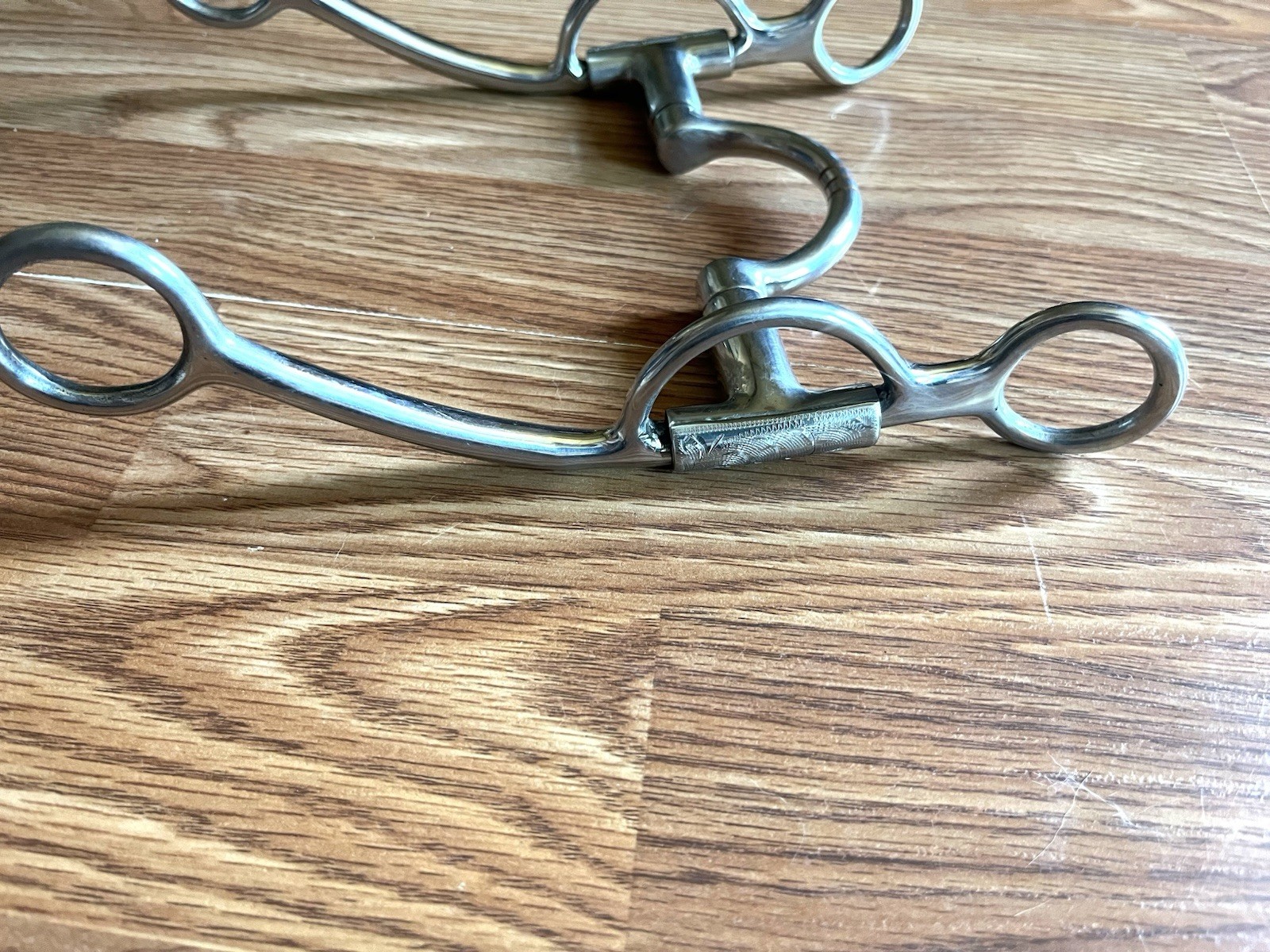 Metalab 5” Spring Loaded Western Correction Bit Small Silver Side