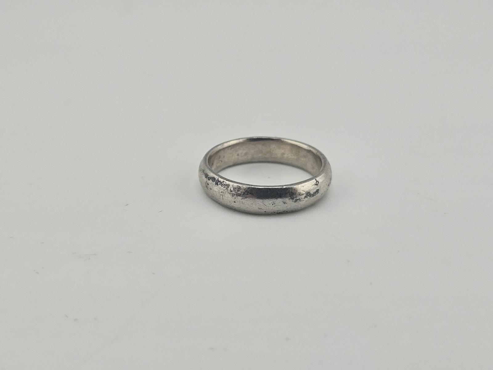 Vintage Sterling Silver Wedding Band Ring Size 8