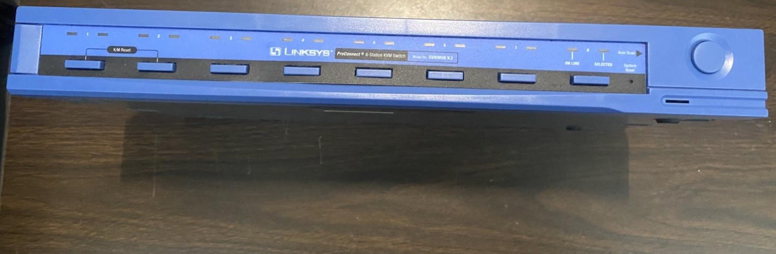 Linksys SVIEW08 V.2 8-Station KVM Switch