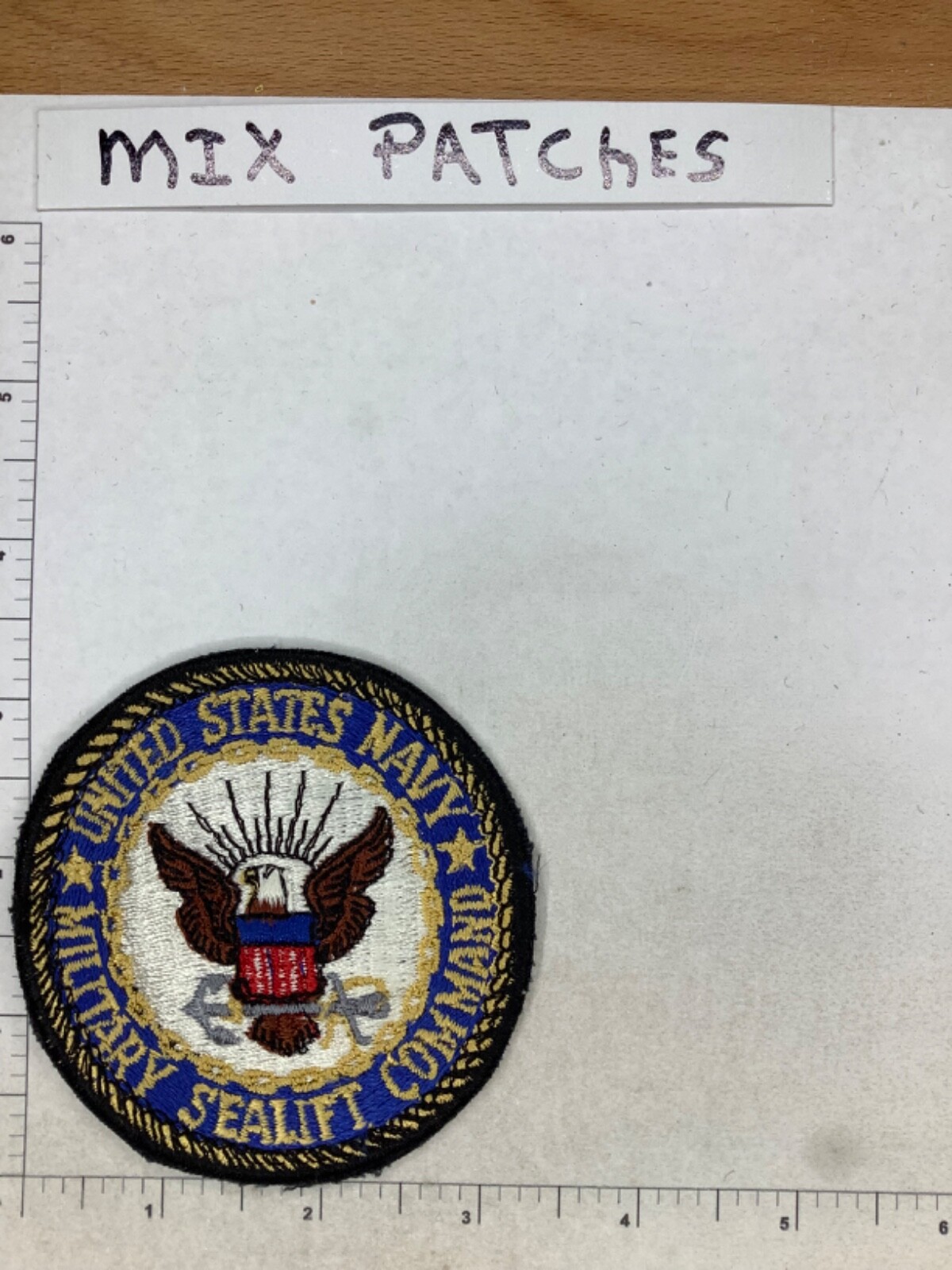 US NAVY MILITARY SEALIFT COMMAND PATCH