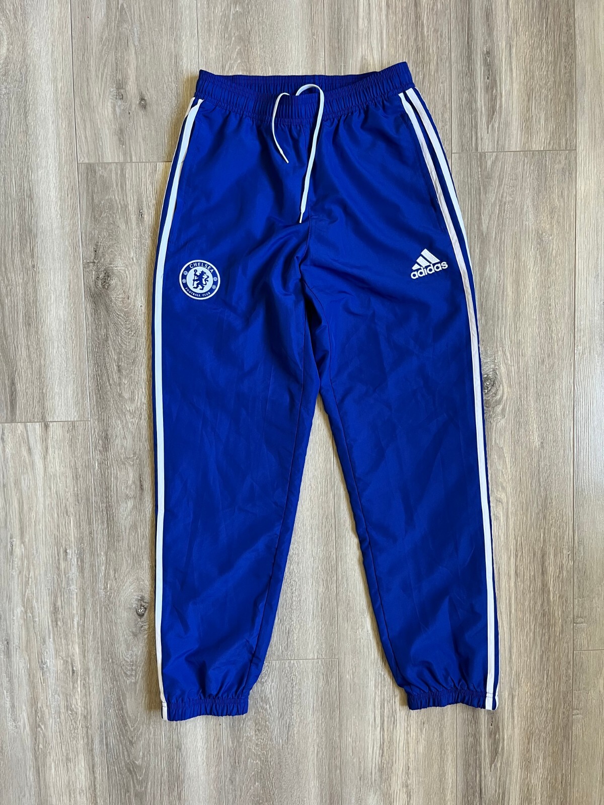 CHELSEA FOOTBALL PANTS 2015/2016 SOCCER ENGLAND TRAINING ADIDAS S12036 size S