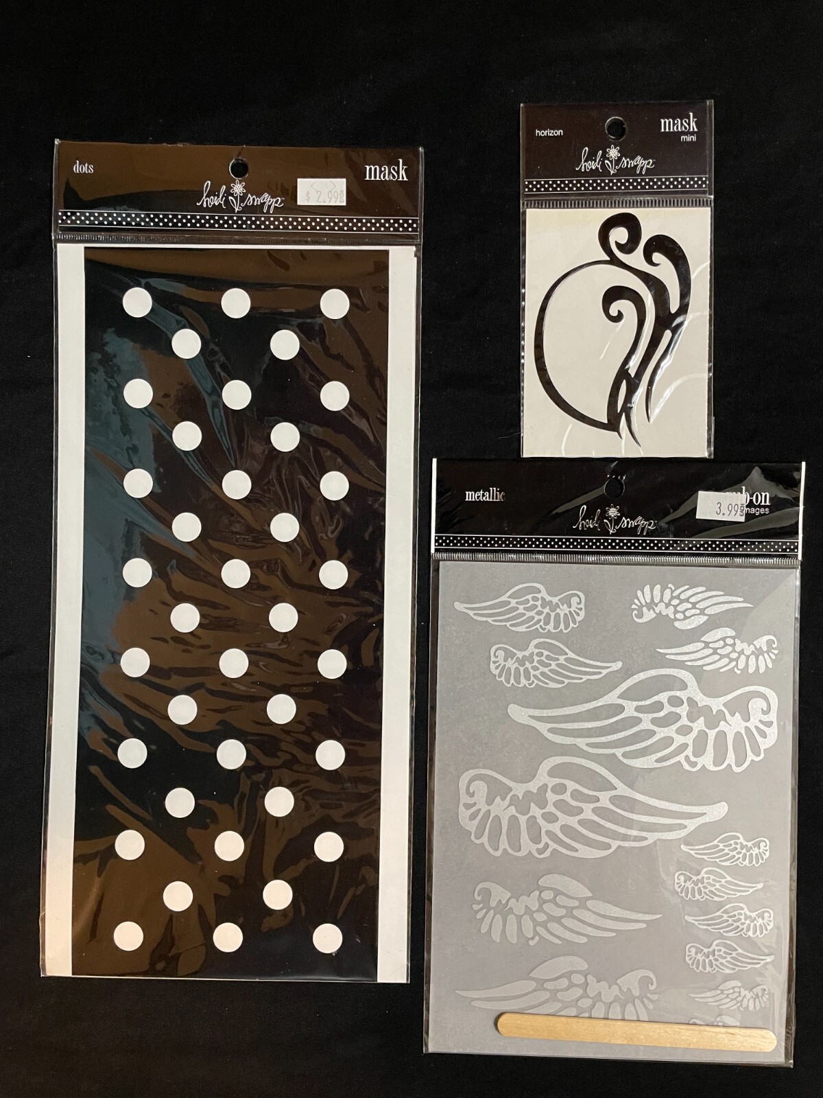 HEIDI SWAPP MASKS AND RUB-ONS