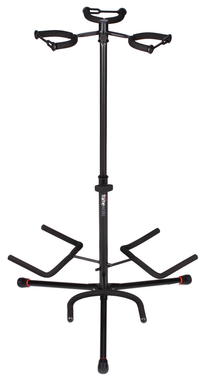 Gator Frameworks Triple Guitar Stand + D'Addario DP0002 Value Bundle
