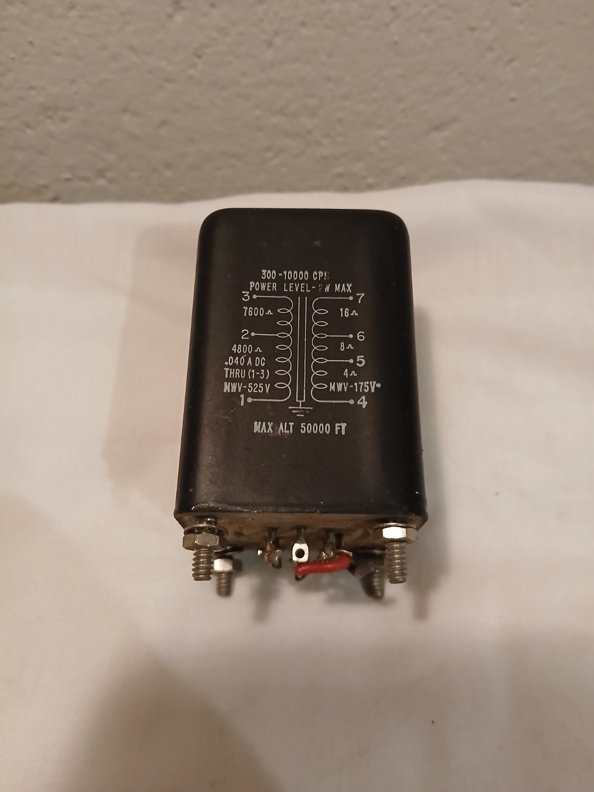 Stancor AMS 6 Audio Output Transformer Step Up 7900 ohm 16 8 4 ohm