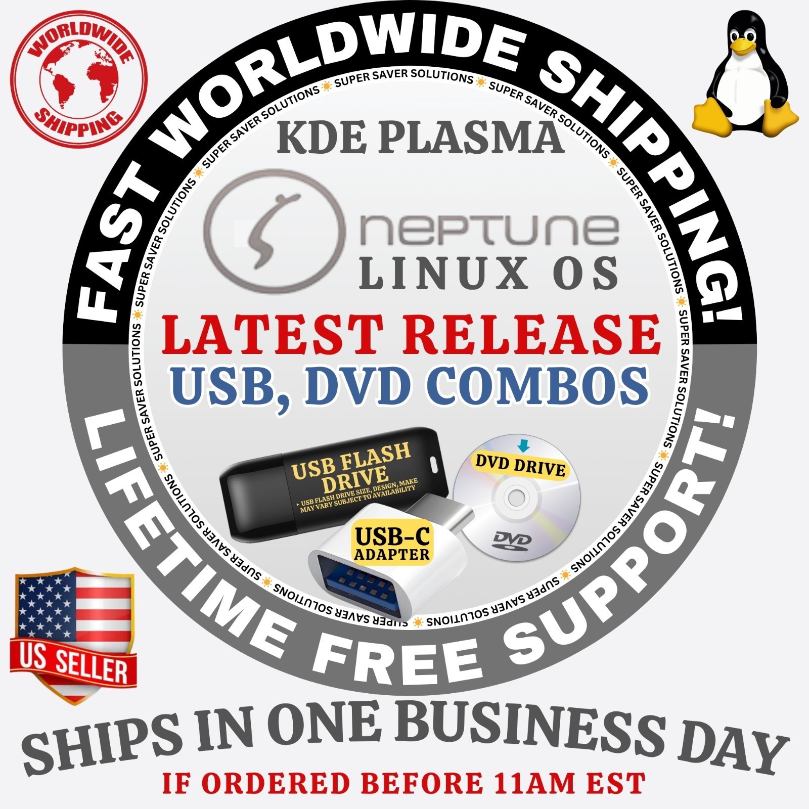 NEPTUNE LINUX OS | LATEST RELEASE / MAJA ISO BUILDS | DVD, USB COMBOS
