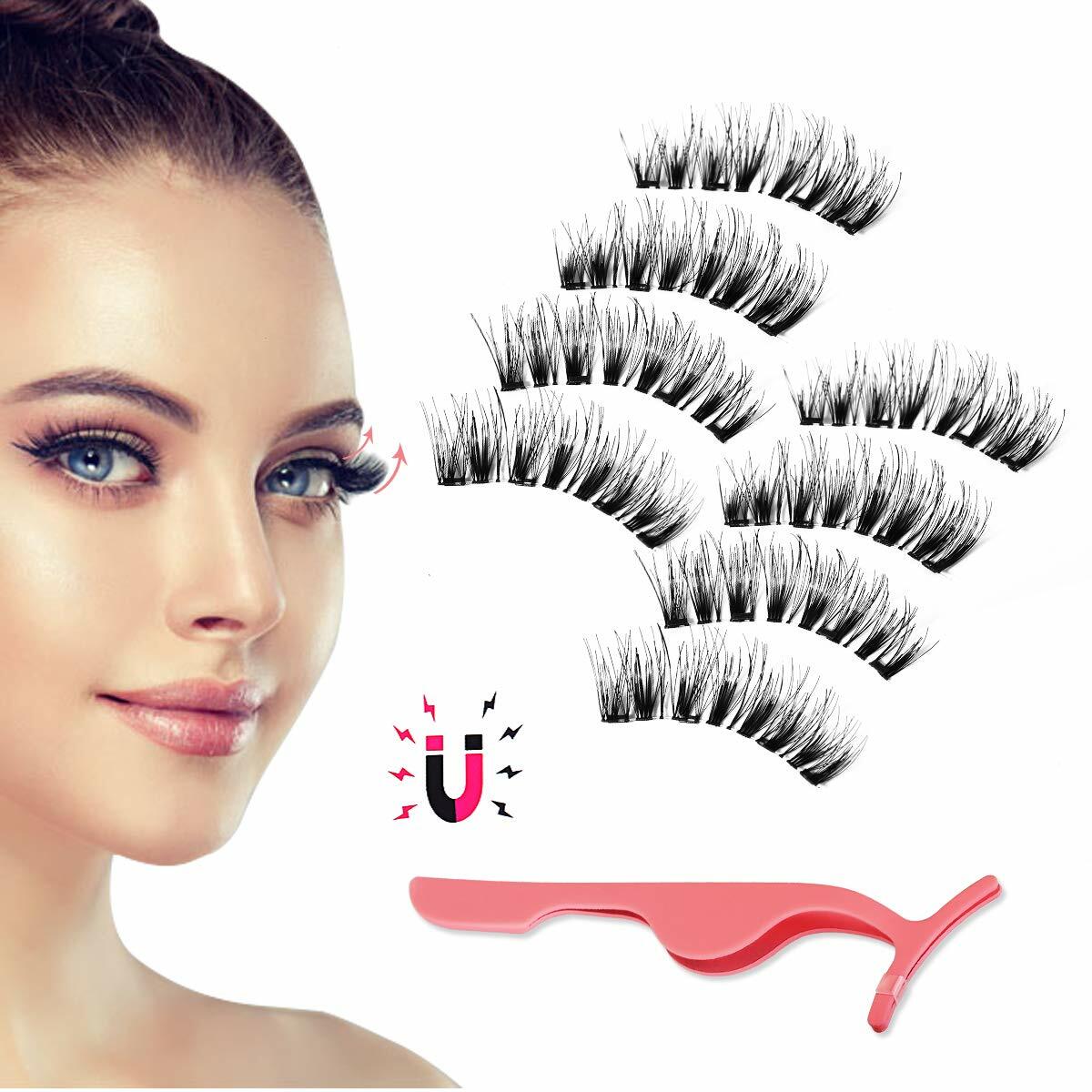 Magnetic Eyelashes Day to Night Eyelash Kit Reusable Silk False Lashe