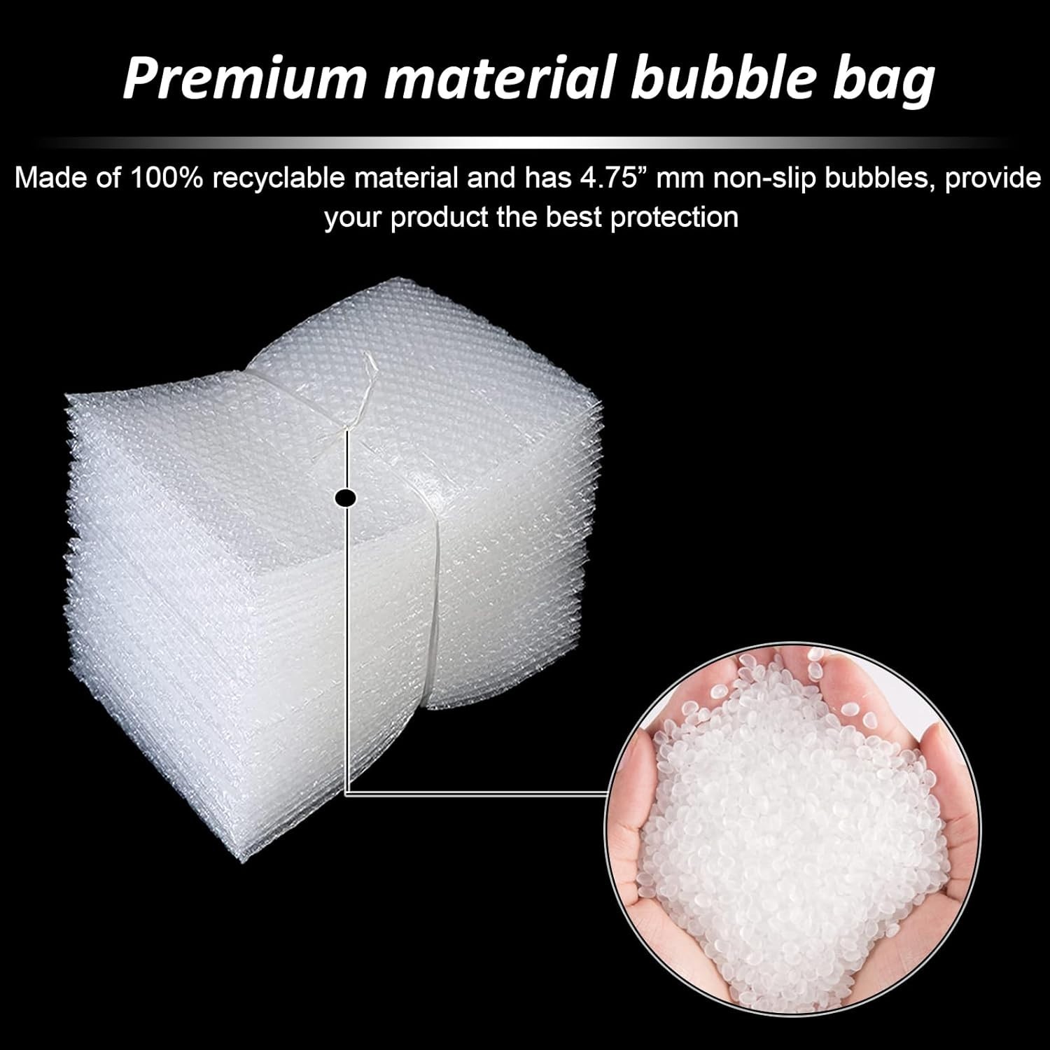 Double-Walled Clear Bubble Pouches - 50 pcs 8x10'' for Maximum Protection