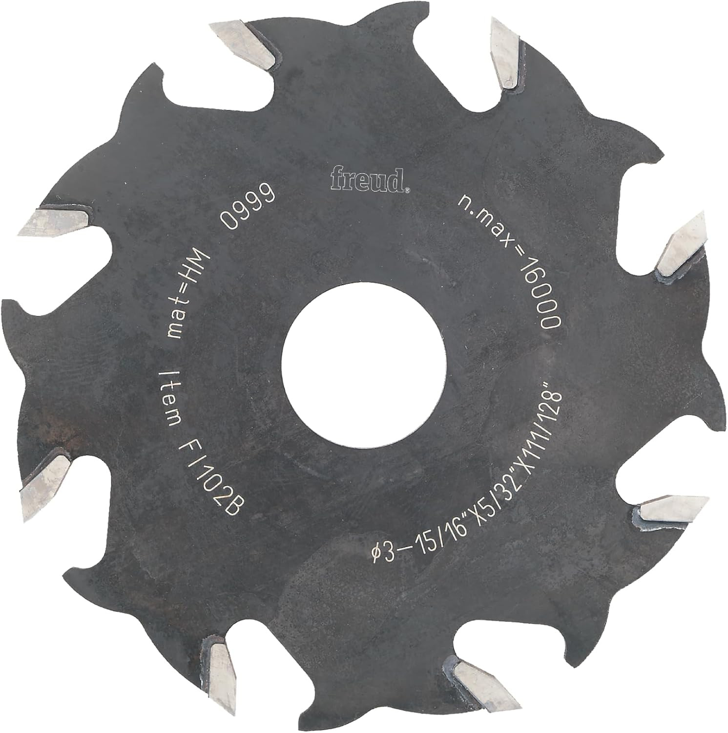 FI102: 4" 8-Tooth Replacement Blade for JS100, JS102 or Similar Biscuit Joiner