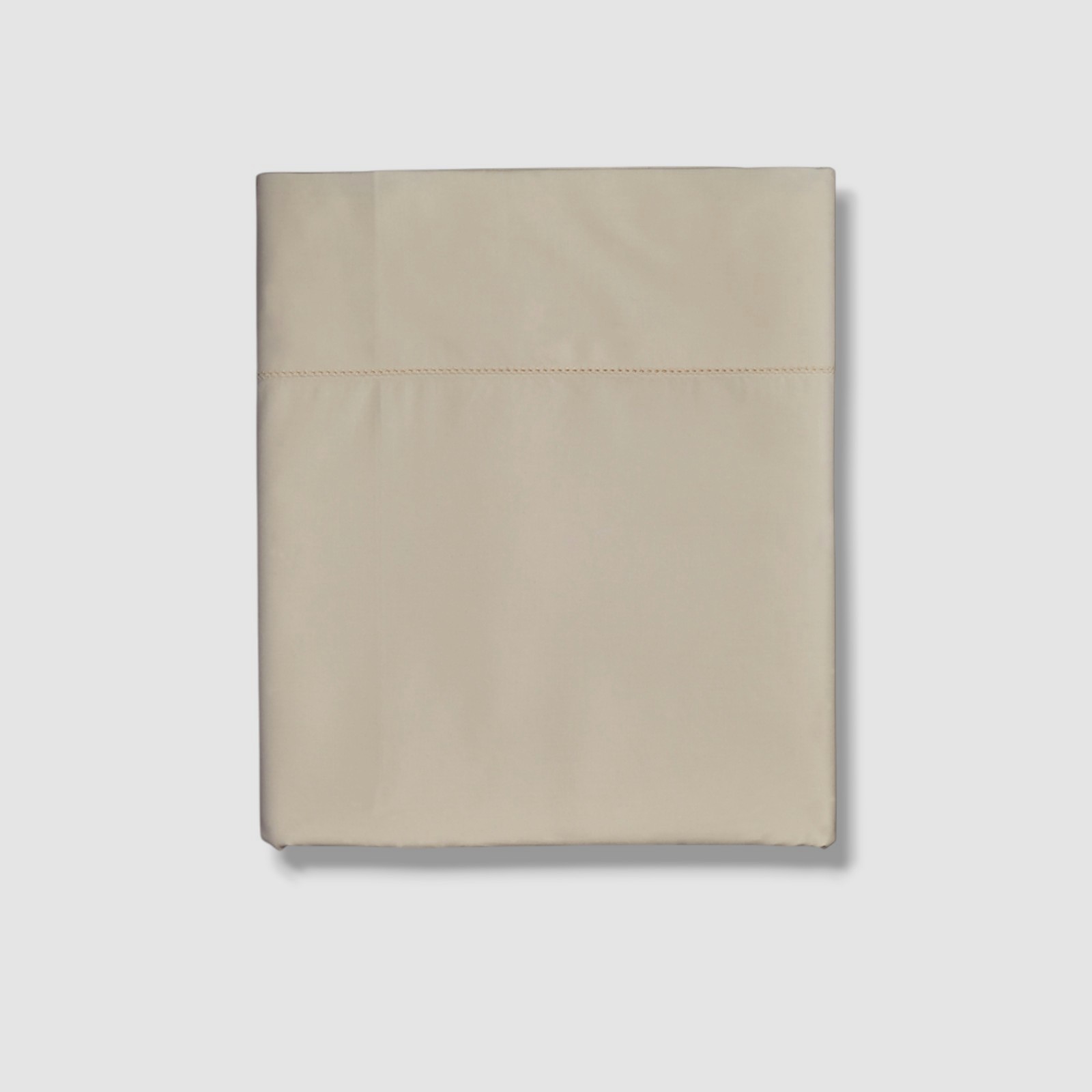 Hudson Park Collection White Classic Egyptian Percale Flat Sheet Size, Queen