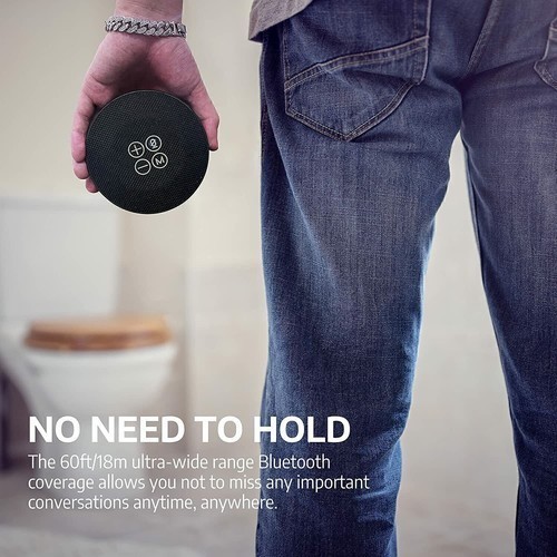 Wireless Mini Bluetooth Speaker w/Microphone Conference Speakerphone for Lapto