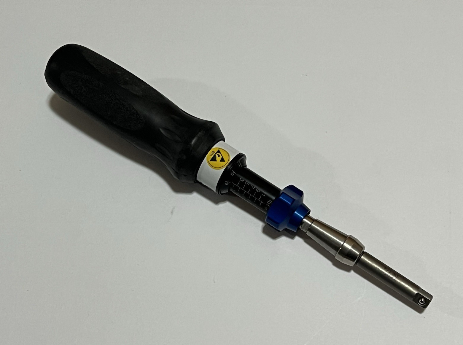Gedore QSA12FH Hex Bit Adjustable Torque Screwdriver 2-12 In/Lb Box Paperwork
