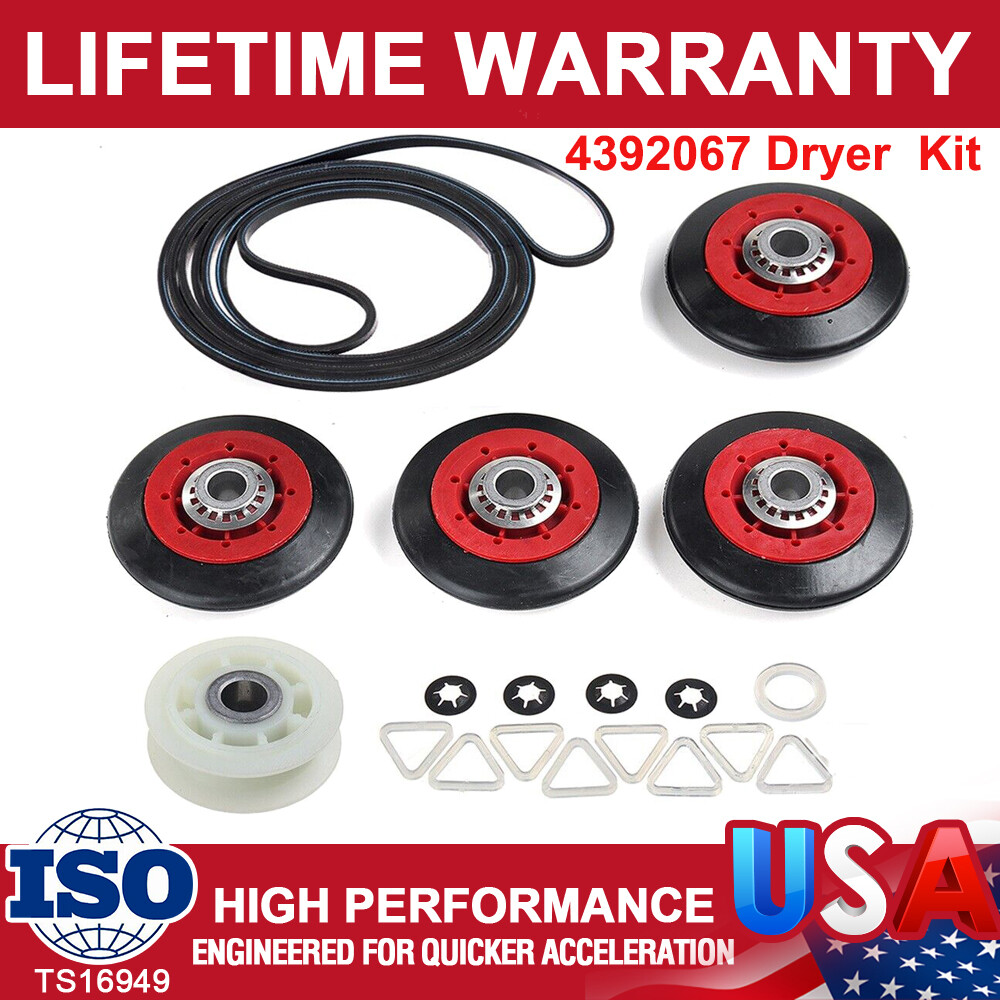 Dryer Repair Kit For Whirlpool GEW9250PW1 WED9400SW2 WED9200SQ0 WED9150WW1 Etc