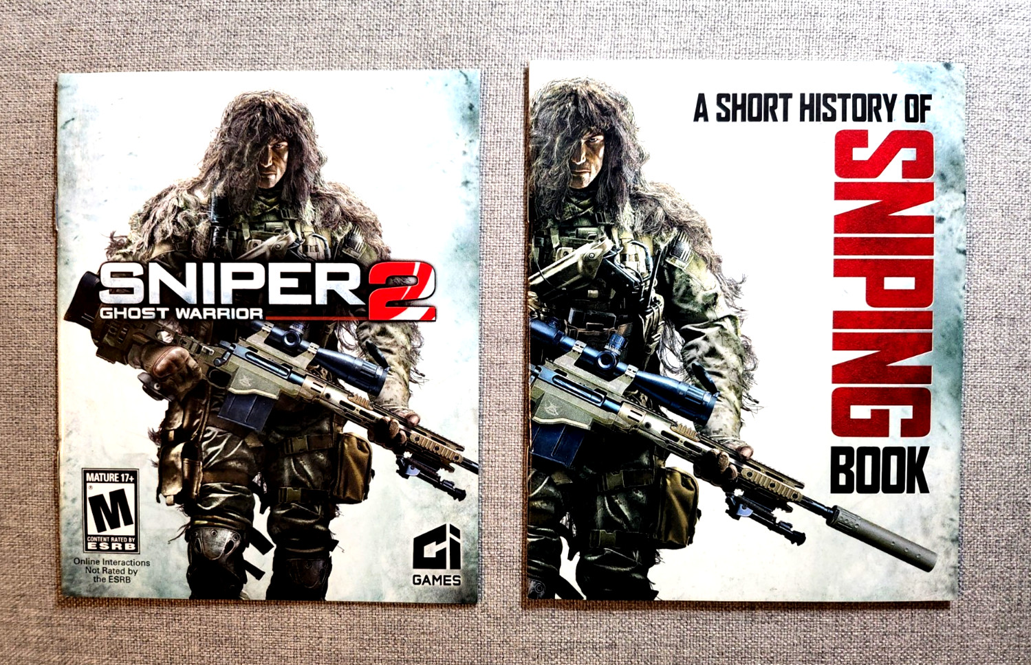 Sniper Ghost Warrior 2 Insert Manual & History of Sniping Booklet - PS3