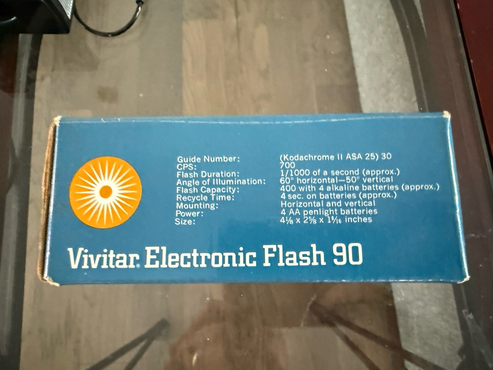 Vivitar Electronic Flash 90 with Original Box (Untested)