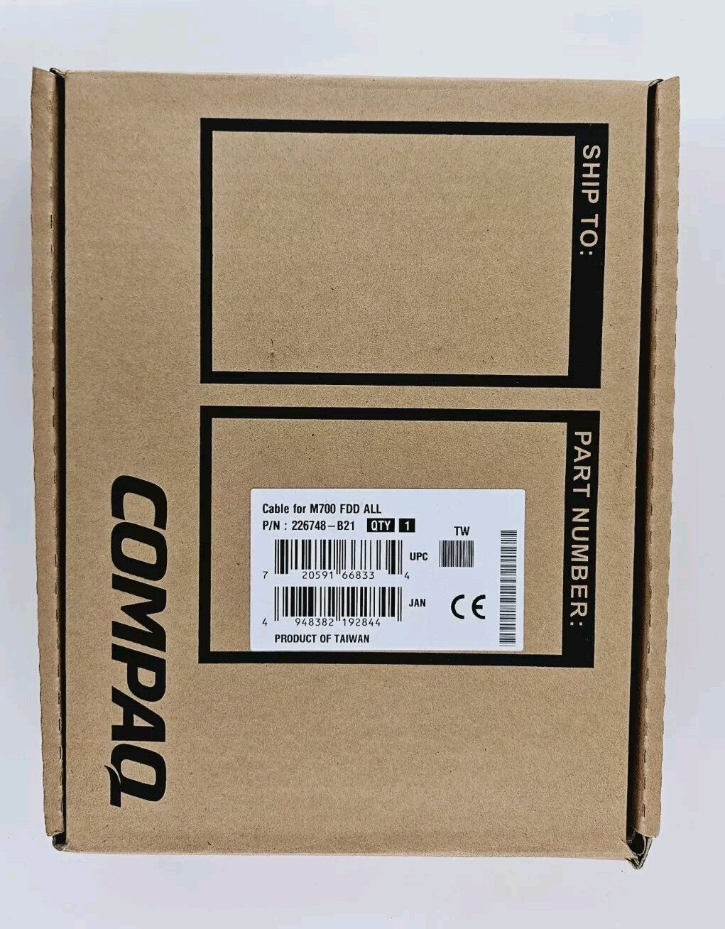 Compaq 175375-001 case and cable for external floppy disk holder For M700