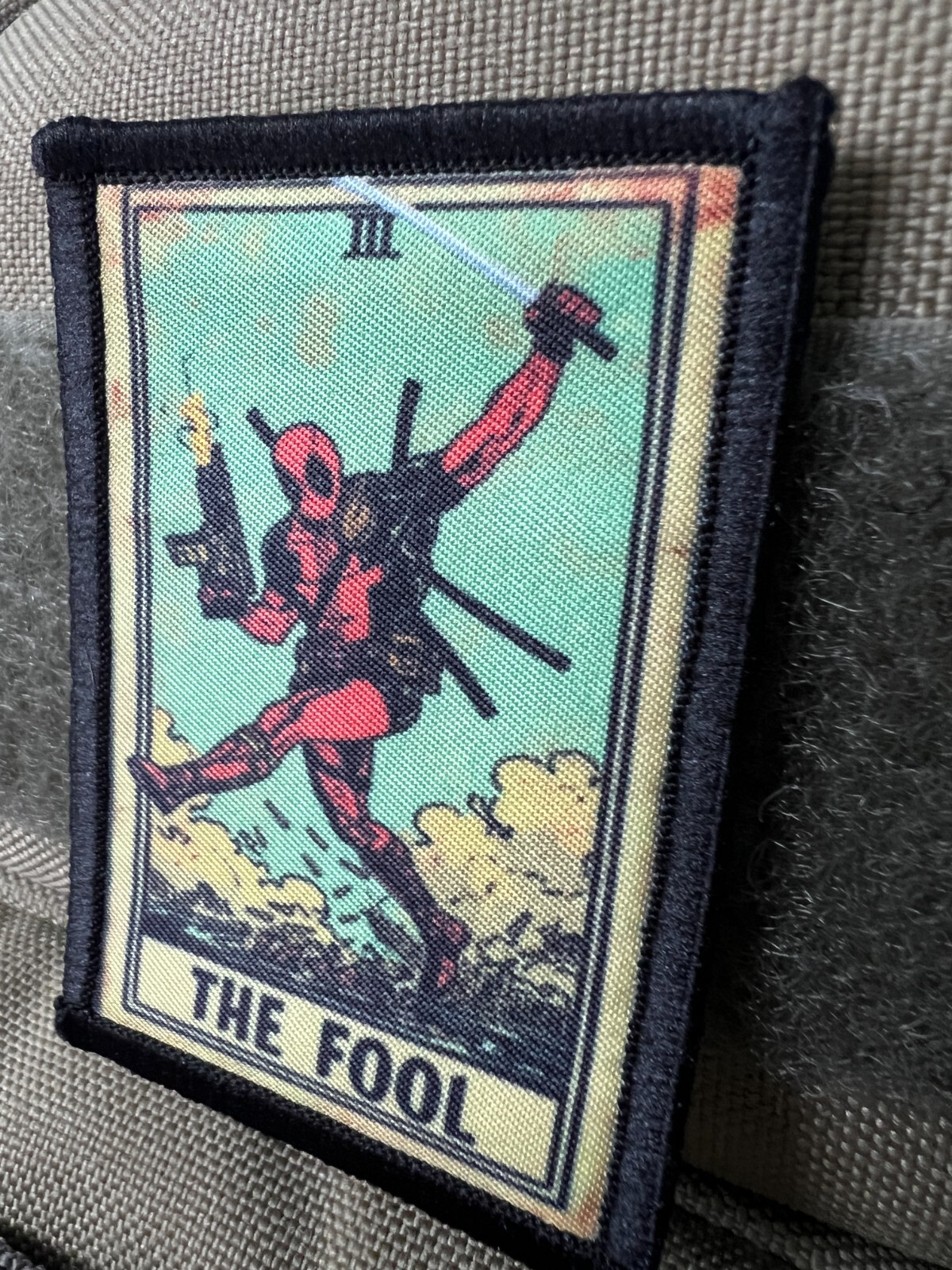 Pickleball Court Morale Patch | 2x3 hook and loop tactical patch