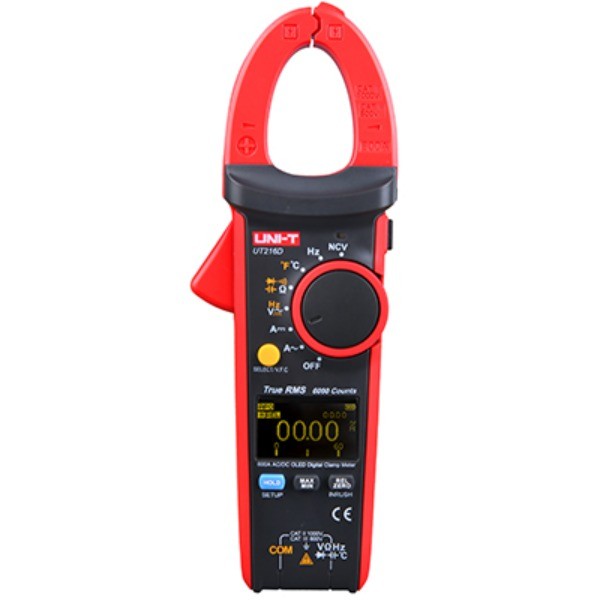 UNI-T UT216A/B/C/D Digital Clamp Meter True RMS 600A 60mF1MHz NCV VFC Flashlight