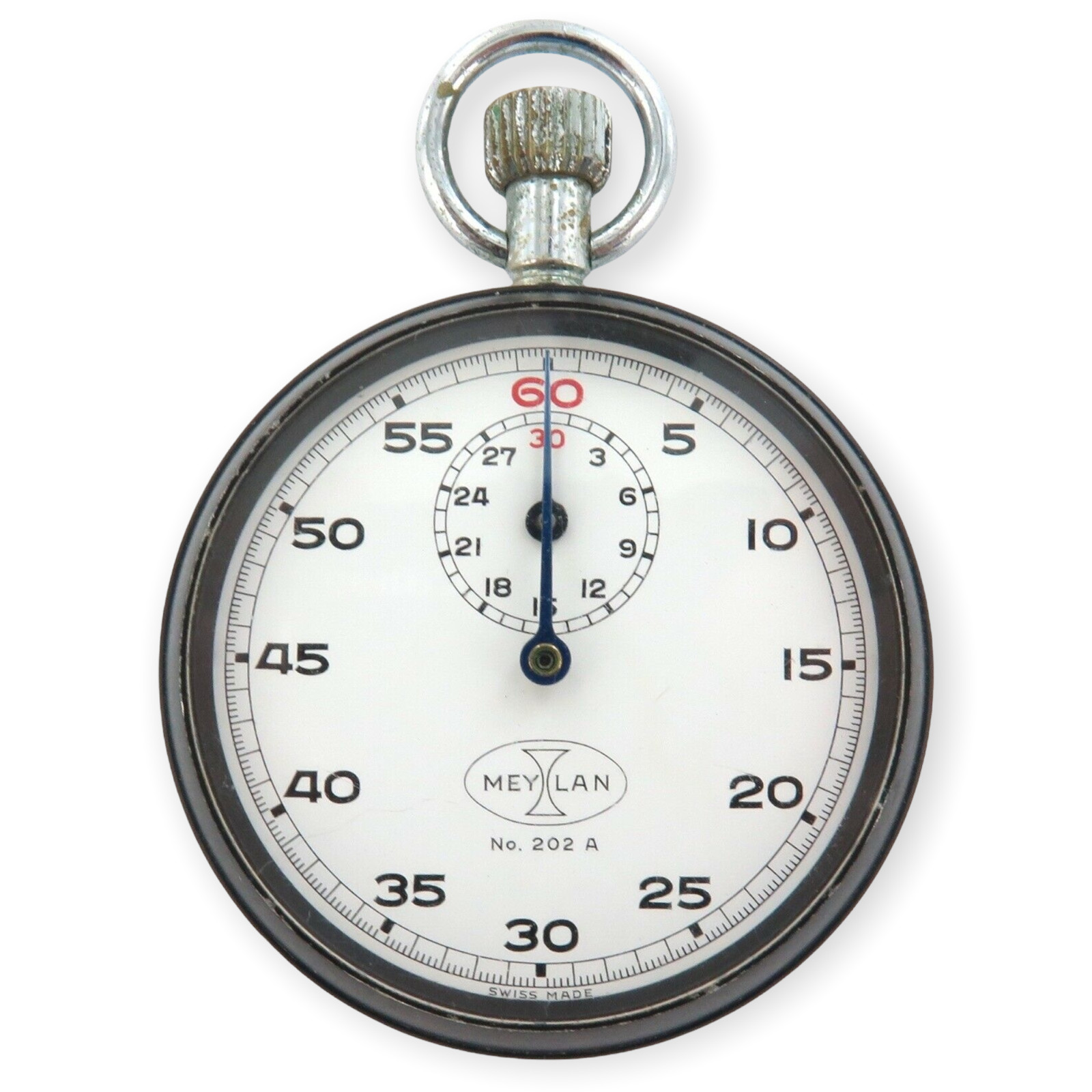 .Vintage Swiss Made Meylan No 202 A 7J Stopwatch.