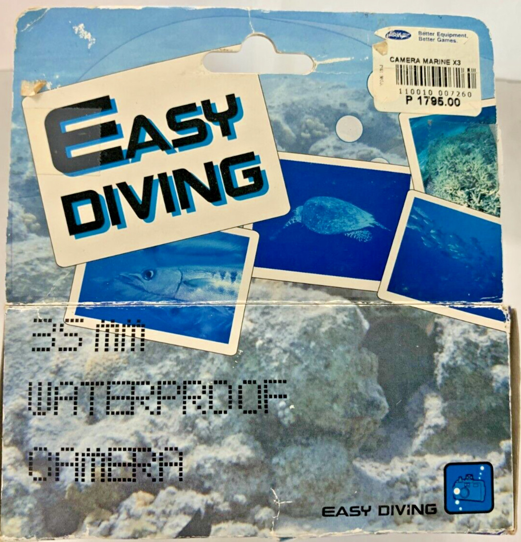 Marine X3 Motorized 35mm Underwater Camera Flash & Lexan 25 meter Hard Case NEW