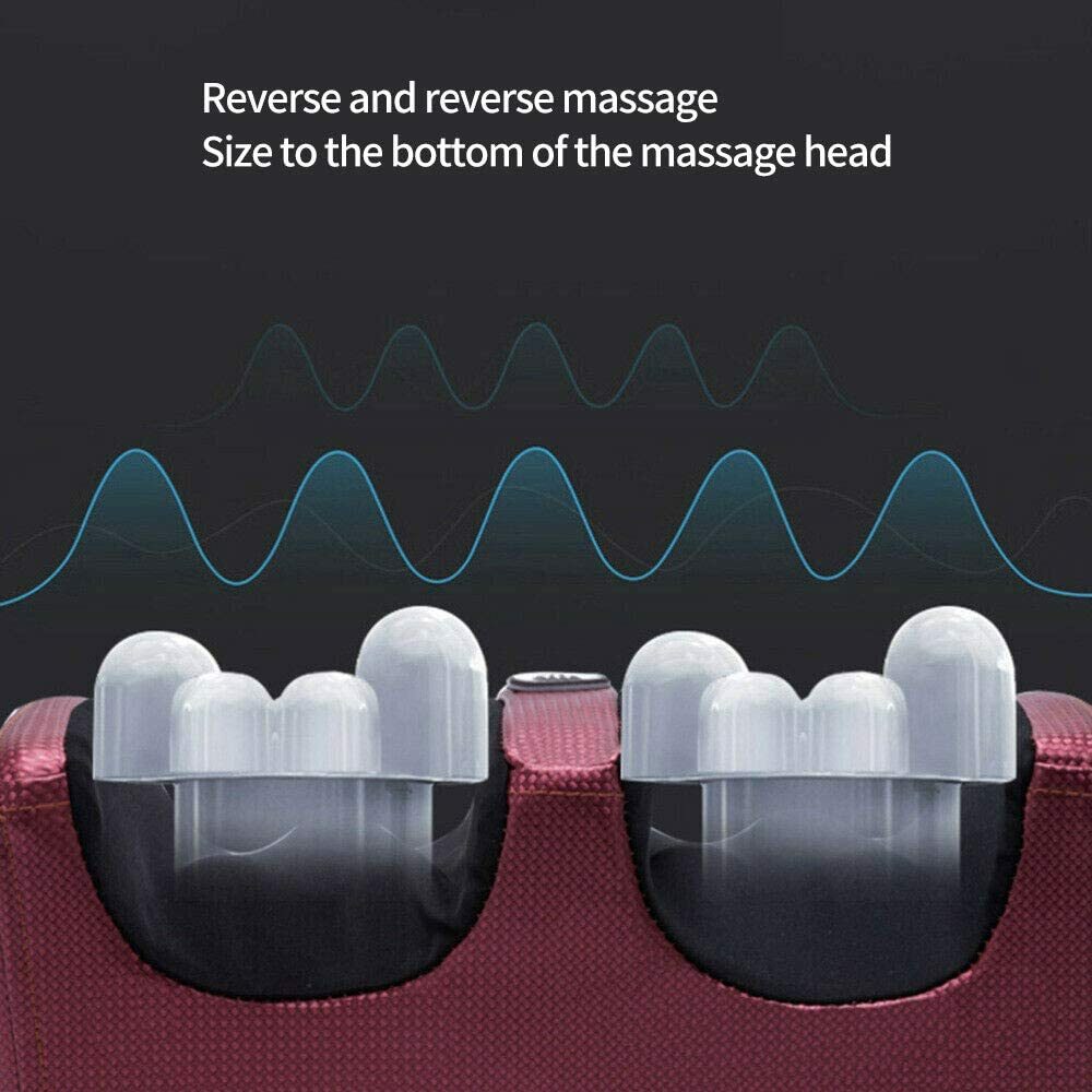 Shiatsu Electric Foot Calf Massager with Hot Compress Heating Therapy Kneading