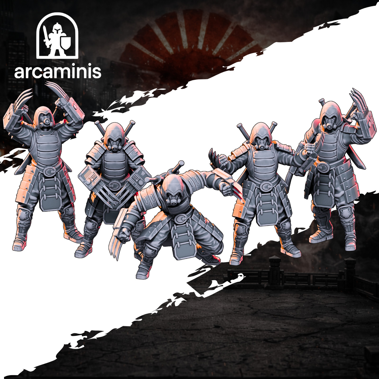 Shogun Legion Tech Shinobi 28mm 32mm fantasy