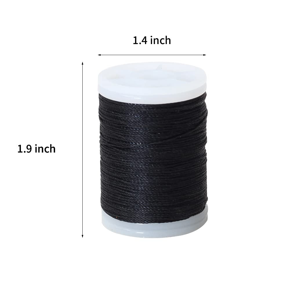 Durable Nylon Bow String Serving Thread 131 Yards for Compound Bow Black
