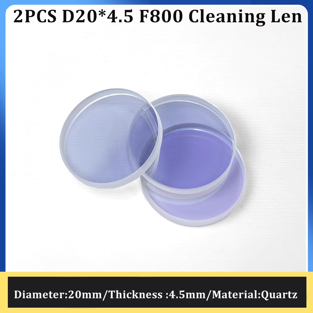 D20mm*4.5mm F800 Cleaning Lens for Laser Welding Machine 2Pcs US